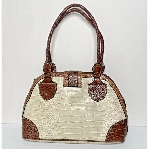 Vintage Western Purse Cream and Brown - Picture 2 of 11